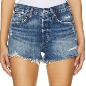 Agolde Parker Denim Distressed Women's Shorts